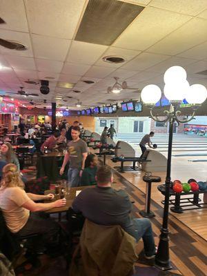 Hopping Saturday night. Open bowling starts 9:30p