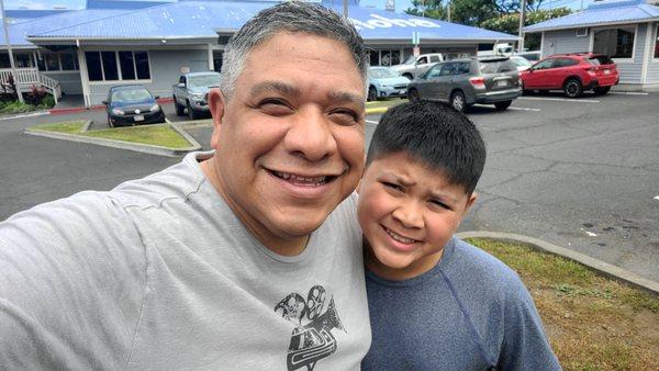 Father and son haircuts at Chayanid Barber courtesy of Pem on 7/24/23