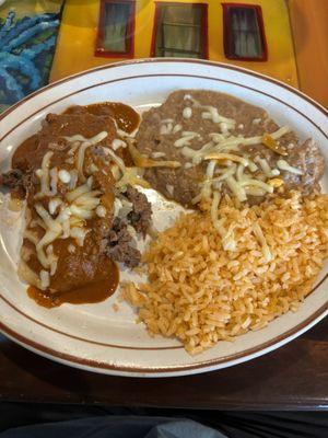 Lunch beef tamale