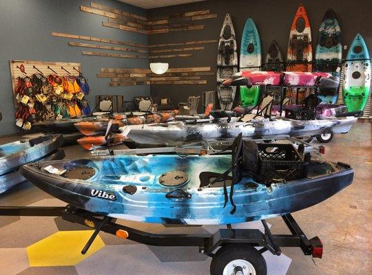 Vibe headquarters -- Kennesaw's local kayak paddle shop.