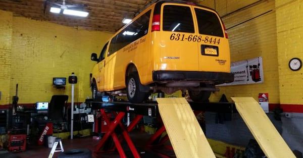 Our own  maintenance facility. Montauk's Best Taxi