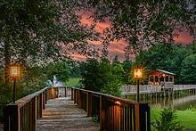 The Bridge at Twilight! Perfect for a Small Ceremony or Photos!