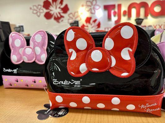 Minnie Mouse cosmetic bags