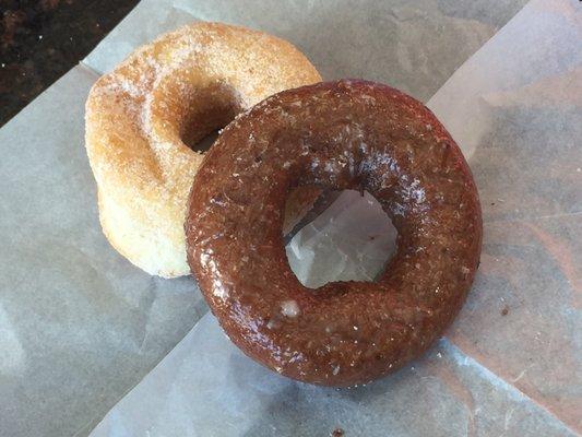 Pumpkin donut and Mallassadas donut