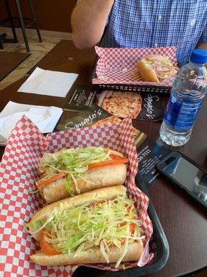 Turkey sub and chicken cheesesteak. Great job!!