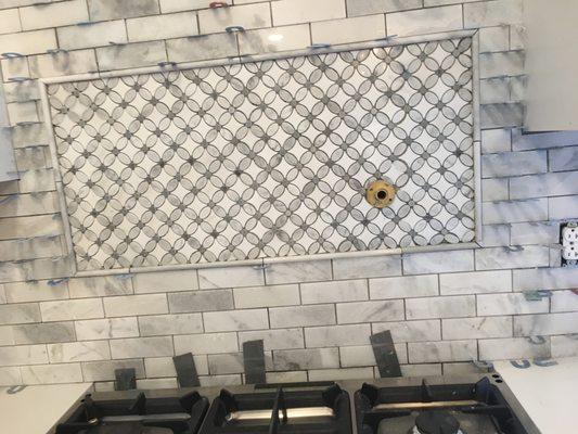 Decorative Backsplash inlay