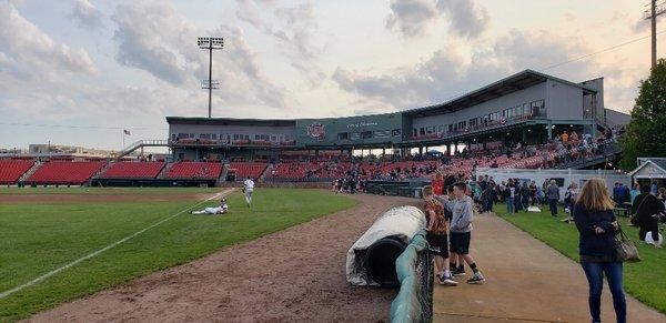 Good size ballpark!