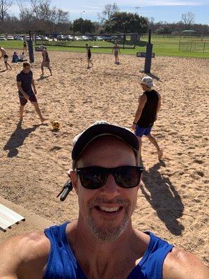 Sand ball time for a 512 Beach Tournament!