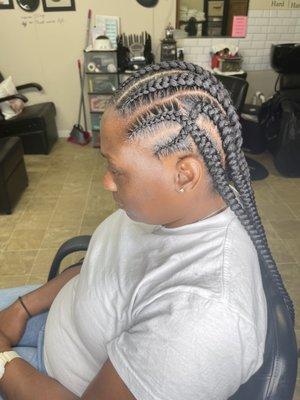 Feed in braids