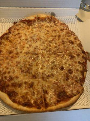 12 inch thin crust cheese