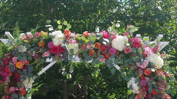 A lovely ceremony arch