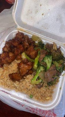 Vegetables Fried Rice Beef and broccoli Sesames chicken