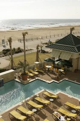 Poolside at the Ocean Beach Club