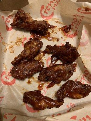 Burnt ass BBQ wings