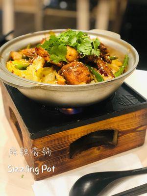 Sizzling pot