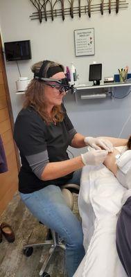 Michelle Carey, is the new owner-electrologist at Electrolysis by Joann