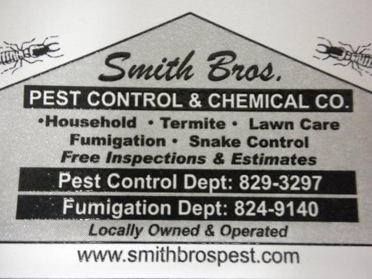 Smith Bros Pest Control and Chemical Company