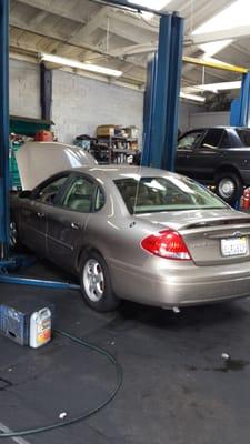 Doing a oil change on my 2004 Ford Taurus. Including my oil filter was only 30.00