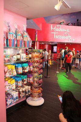 The Dylan's Candy Bar Ice Cream Counter is on the ground floor of Madame Tussaud's on 42nd street. It is open to the public!