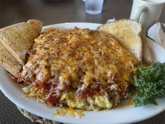 Mexican Scrambler- asked for a take home box before I started to eat.