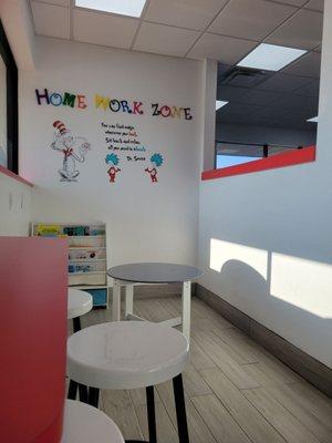 Kids corner. Too cute