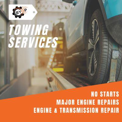 Towing Services, Call For More Information!