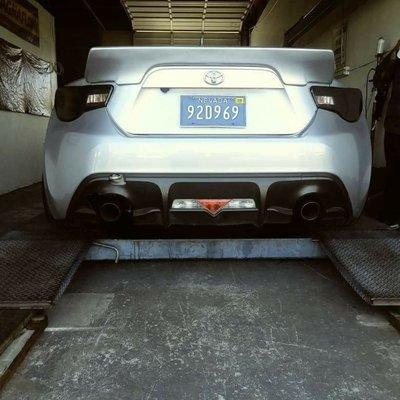 Straight pipe Toyota gt86 2016