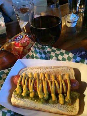 German sausage and Malbec?  Yes please. #theSteppingStone