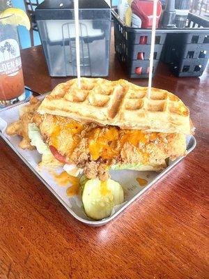 Chicken and Waffles