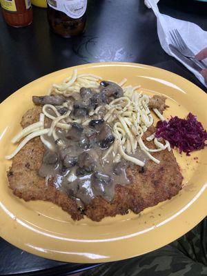 Schnitzel und Späetzel!