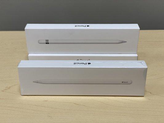 Apple Pencil styluses are in stock both 1st generation and 2nd generation