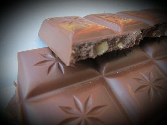 All natural milk chocolate hazelnut candy bar with real vanilla pretty good for $0.99