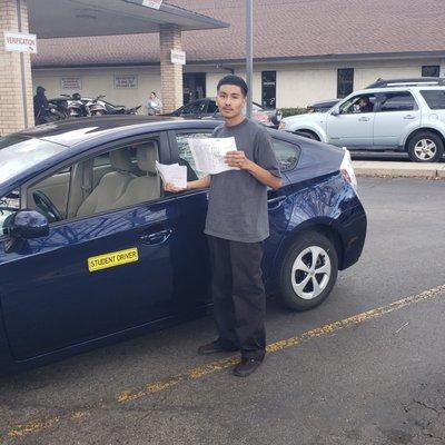 Congrats Mark, for passing at the Pomona dmv .