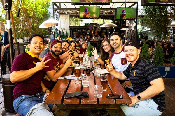 Pedal Haus is the Official Away Game Watch Party location for ASU Football!