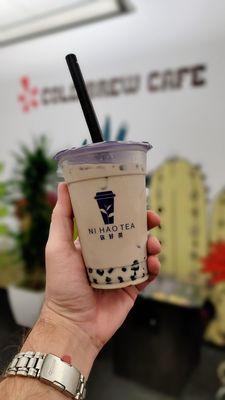 Black Tea Taro Boba