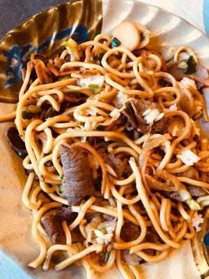 Beef Mongolian stir fry