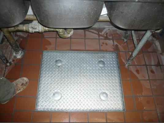 Does your restaurant need a sink installed but you don't have a grease trap? This should cover it