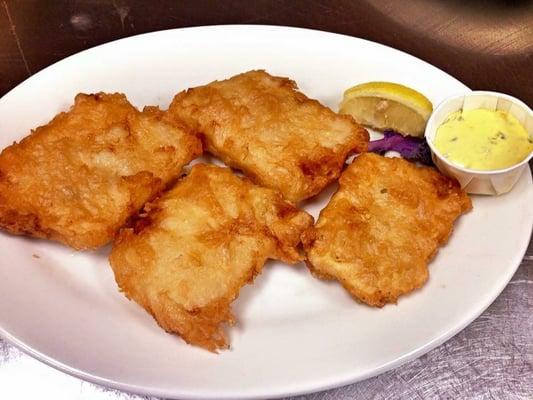 Deep Fried Cod served with our home made tartar sauce.  Friday Night Special For an even healthier option, ask for it baked!