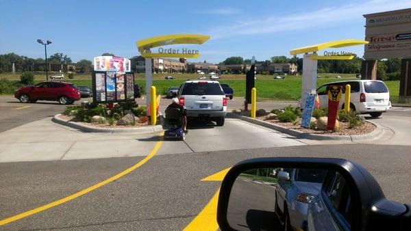 I guess even wheelchairs use the drive through.