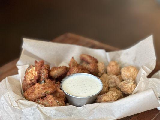 Fried Mushrooms Fried Pickles