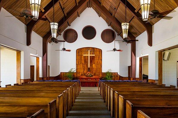 Inside view of Chapel of the Flowers