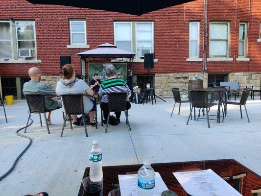 New patio at Browne's