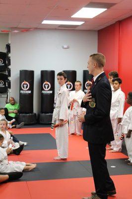 Being recognized for his hard work and dedication to martial arts