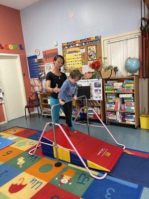 Gymnastics class with Couch J!