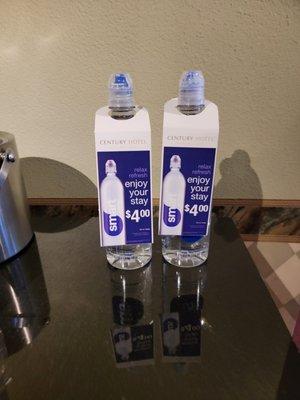 $4 bottled water?  No thanks.