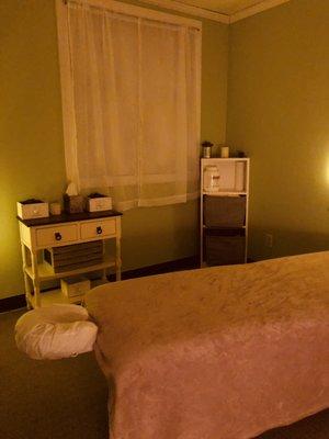 My massage room.