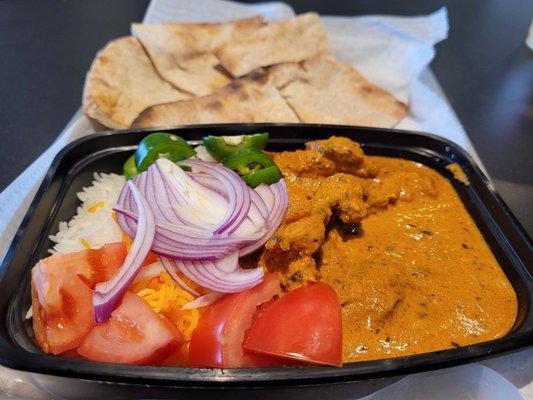 Chicken Curry. An everyday special at Kabob Connection