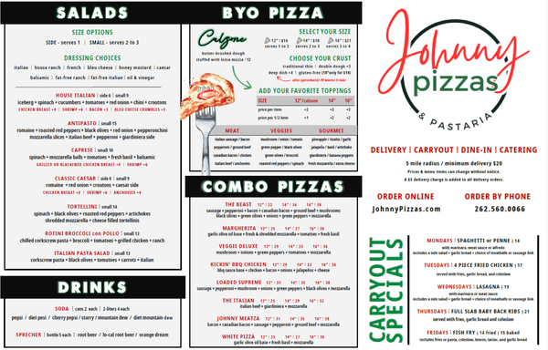 Johnny Pizzas & Pastaria