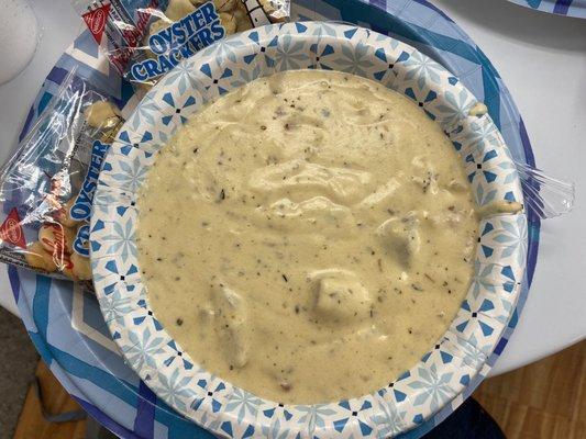 Loaded baked potato soup - delish