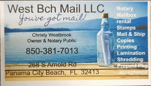 West Bch Mail